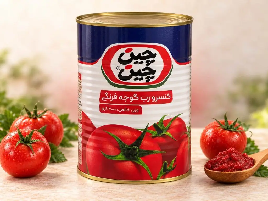 رب گوجه فرنگی قوطی — 4 کیلویی