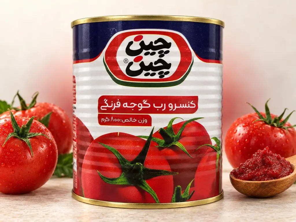 رب گوجه فرنگی قوطی