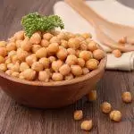 نخود پخته شده