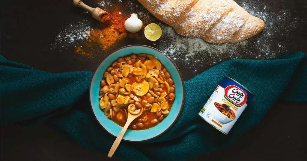 نقش لوبیا چیتی و قارچ در رژیم گیاه‌خواری