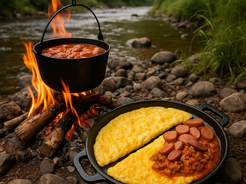 استفاده از رب گوجه‌فرنگی ساشه‌ای چین‌چین در طبیعت 