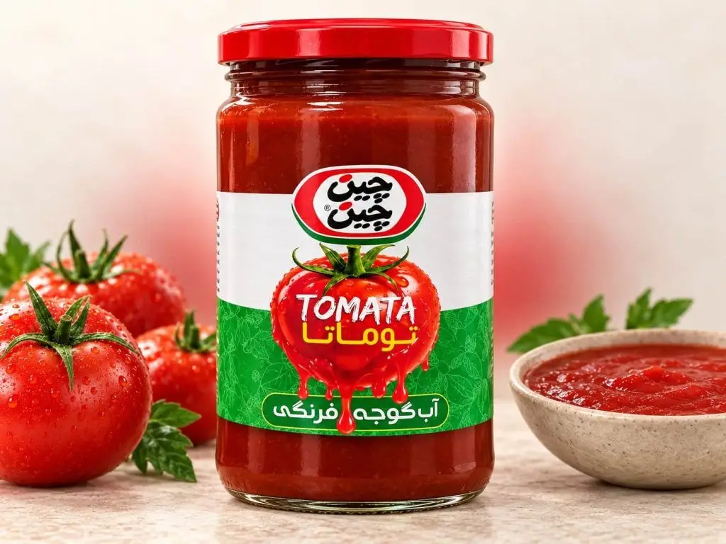 آب گوجه فرنگی غلیظ چین‌چین (توماتا)